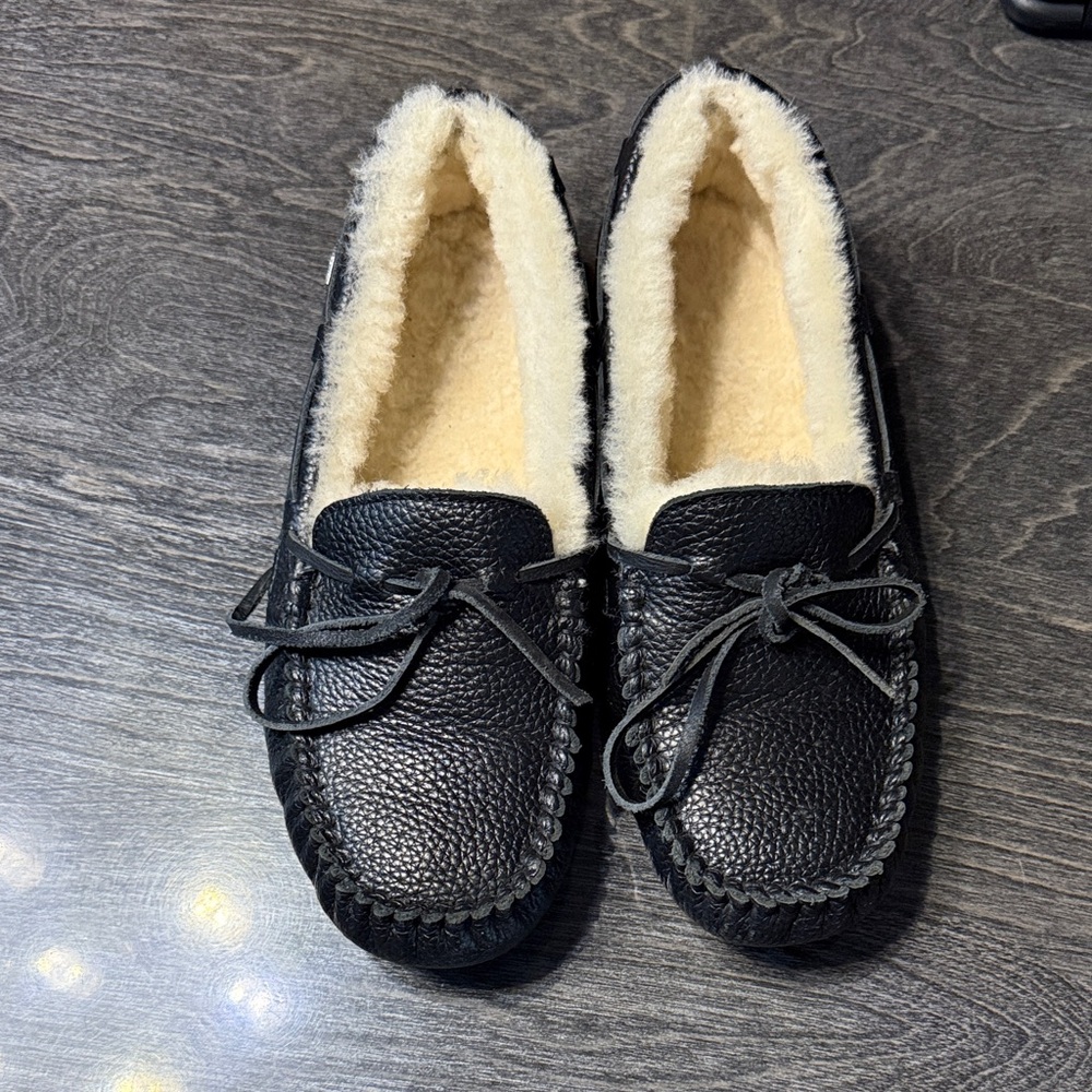 Australia Luxe Collective Black Loafers with Cream Lining